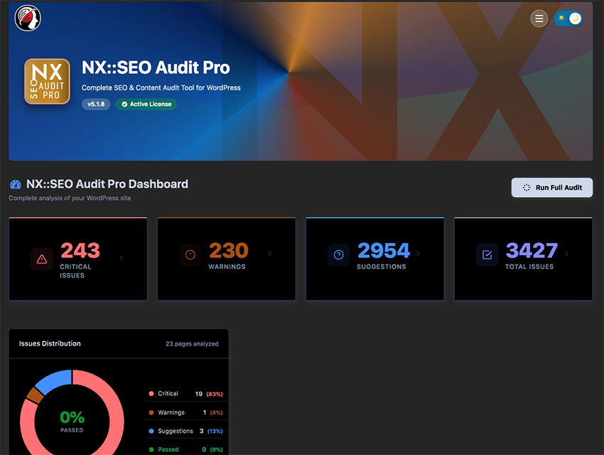 NX::SEO Audit Pro